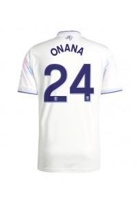 Fotbalové Dres Aston Villa Amadou Onana #24 Třetí Oblečení 2025-26 Krátký Rukáv